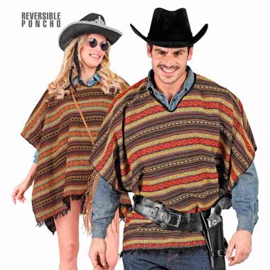 Poncho Cowboy Reversibile |Widmann