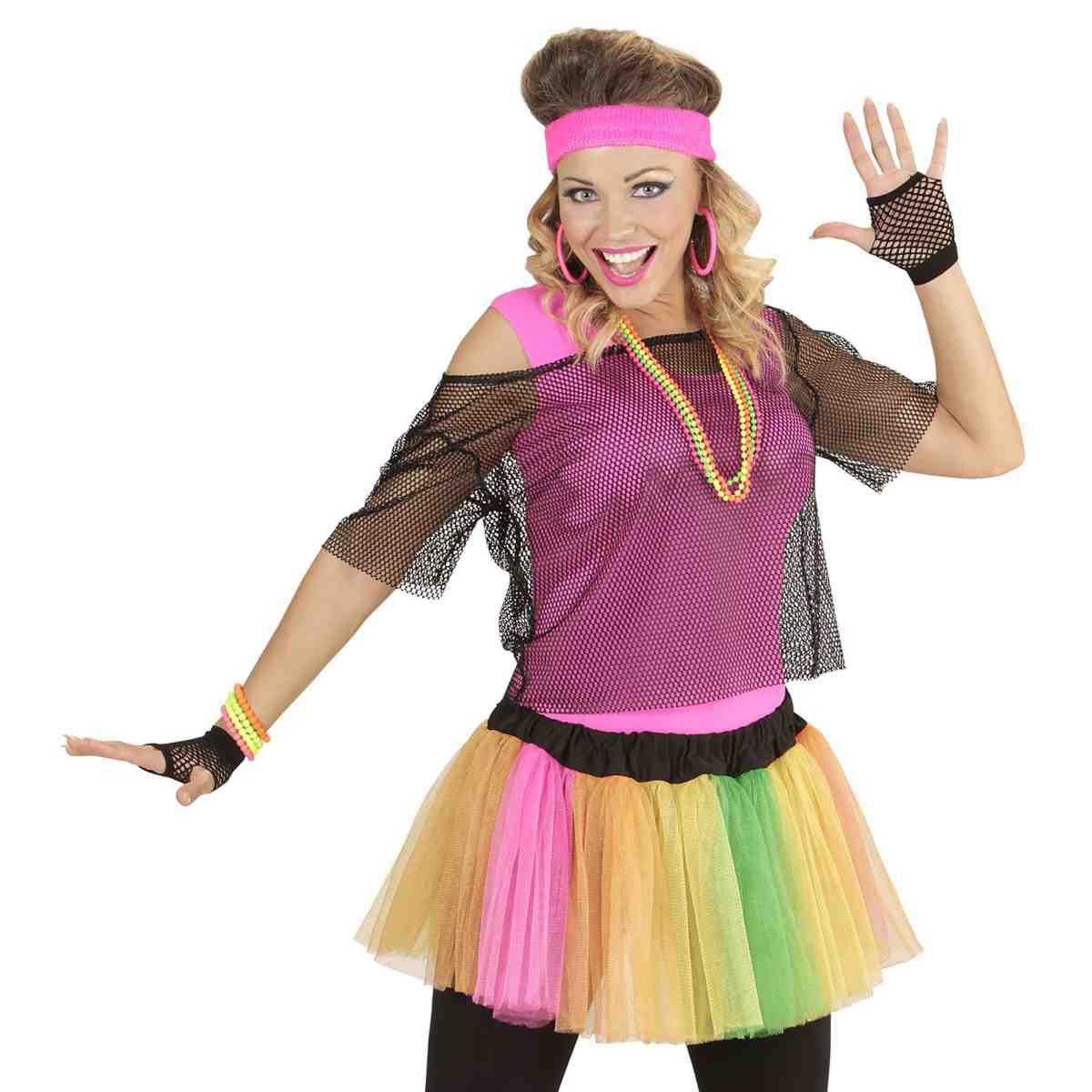 Guanti Corti Rete Neri cm.10 |Widmann