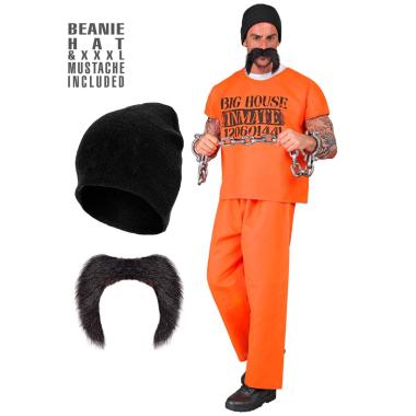 Costume Carcerato Arancione |Widmann