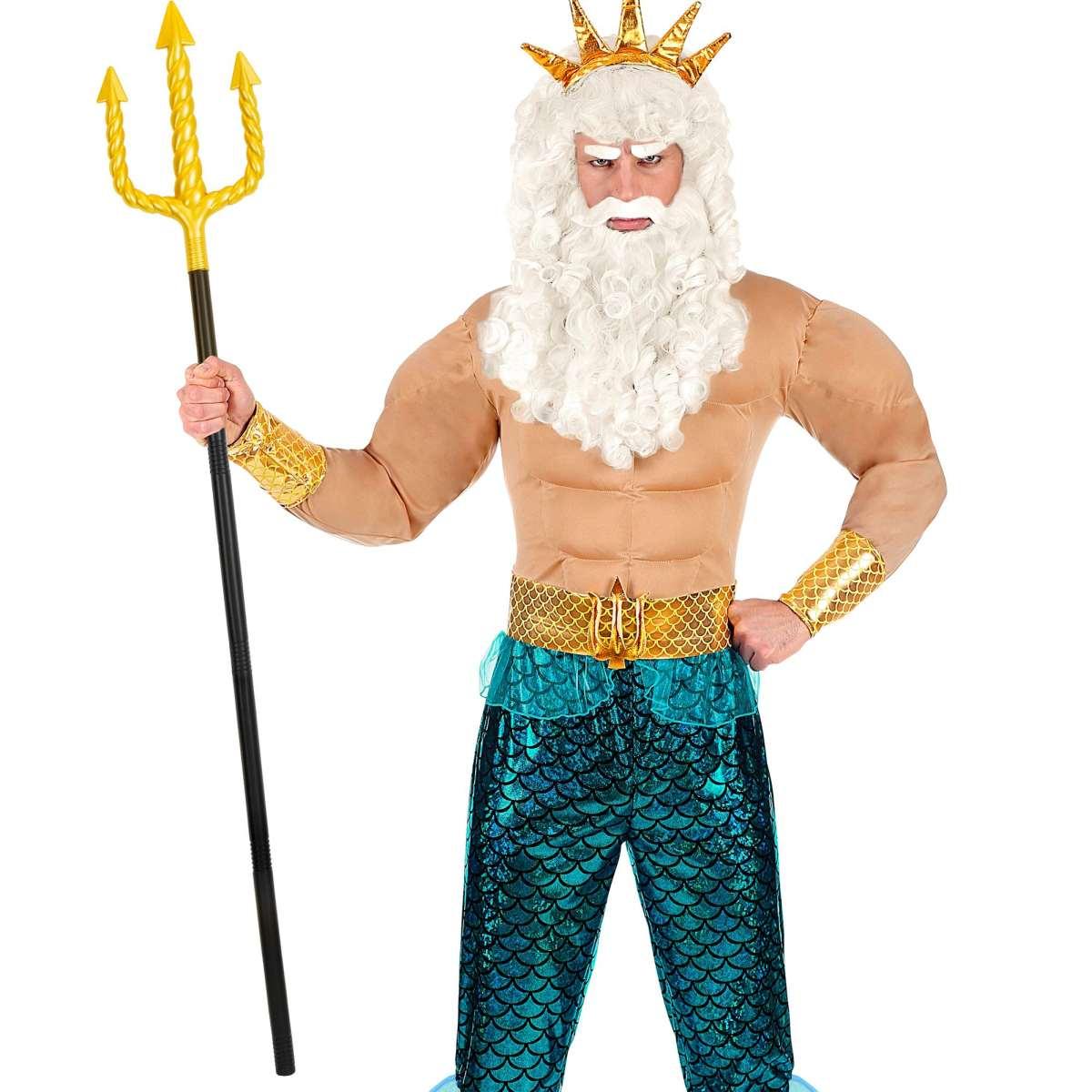 Tridente Nettuno PVC Oro cm.137 |Widmann