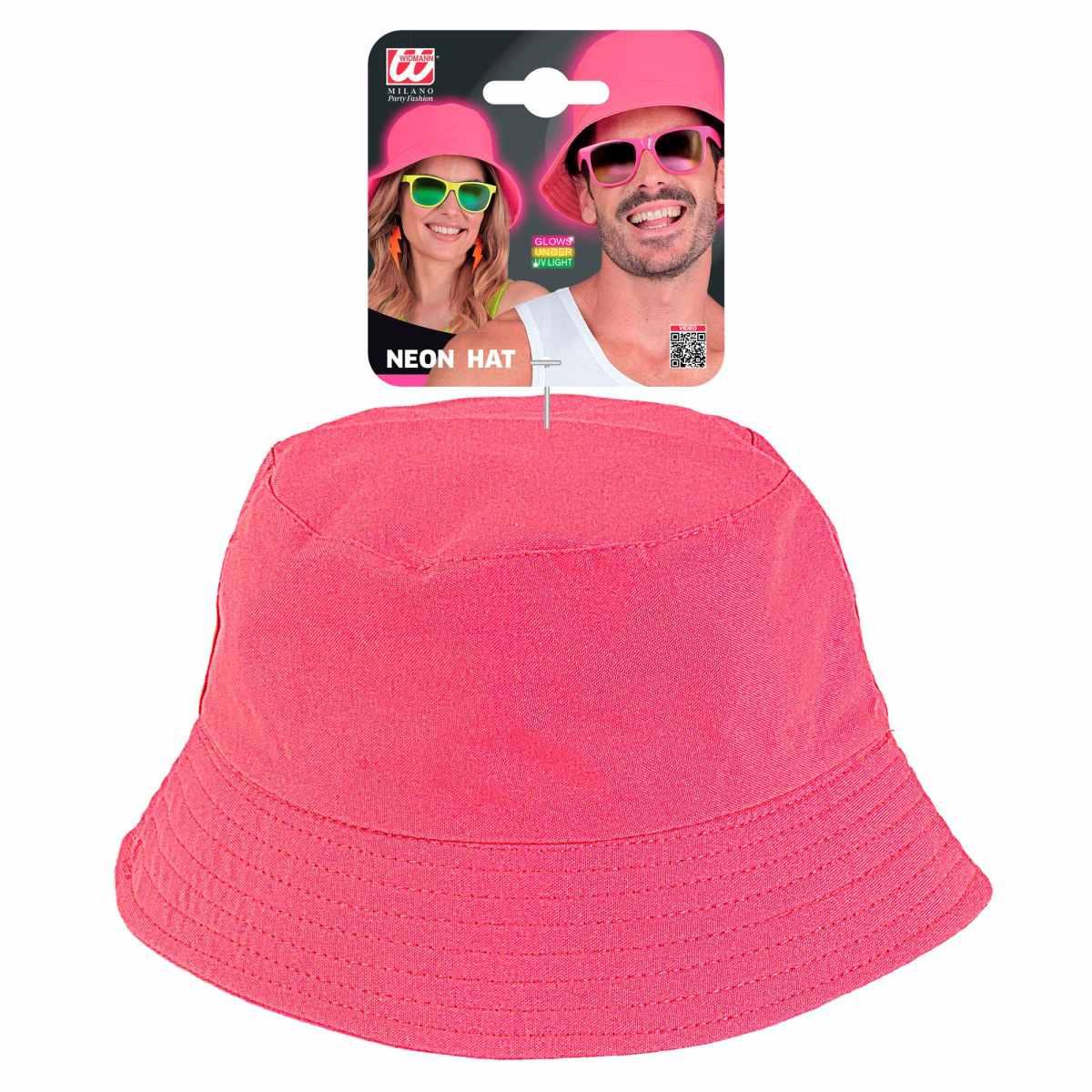 Cappello Pescatore Tessuto Rosa Fluo |Widmann