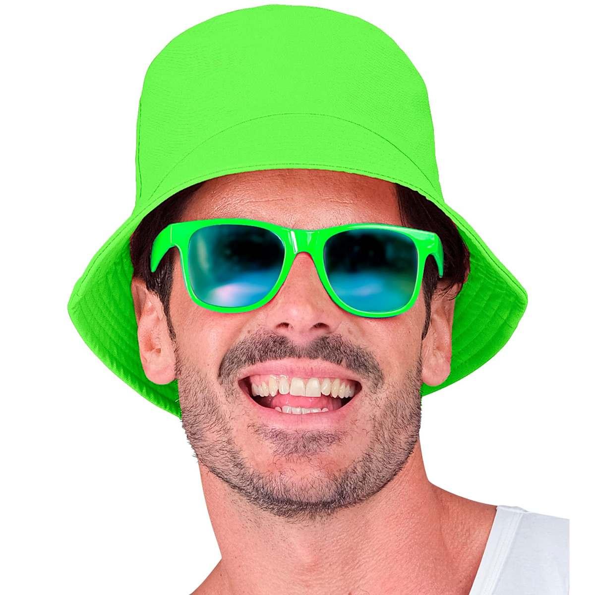 Cappello Pescatore Tessuto Verde Fluo |Widmann