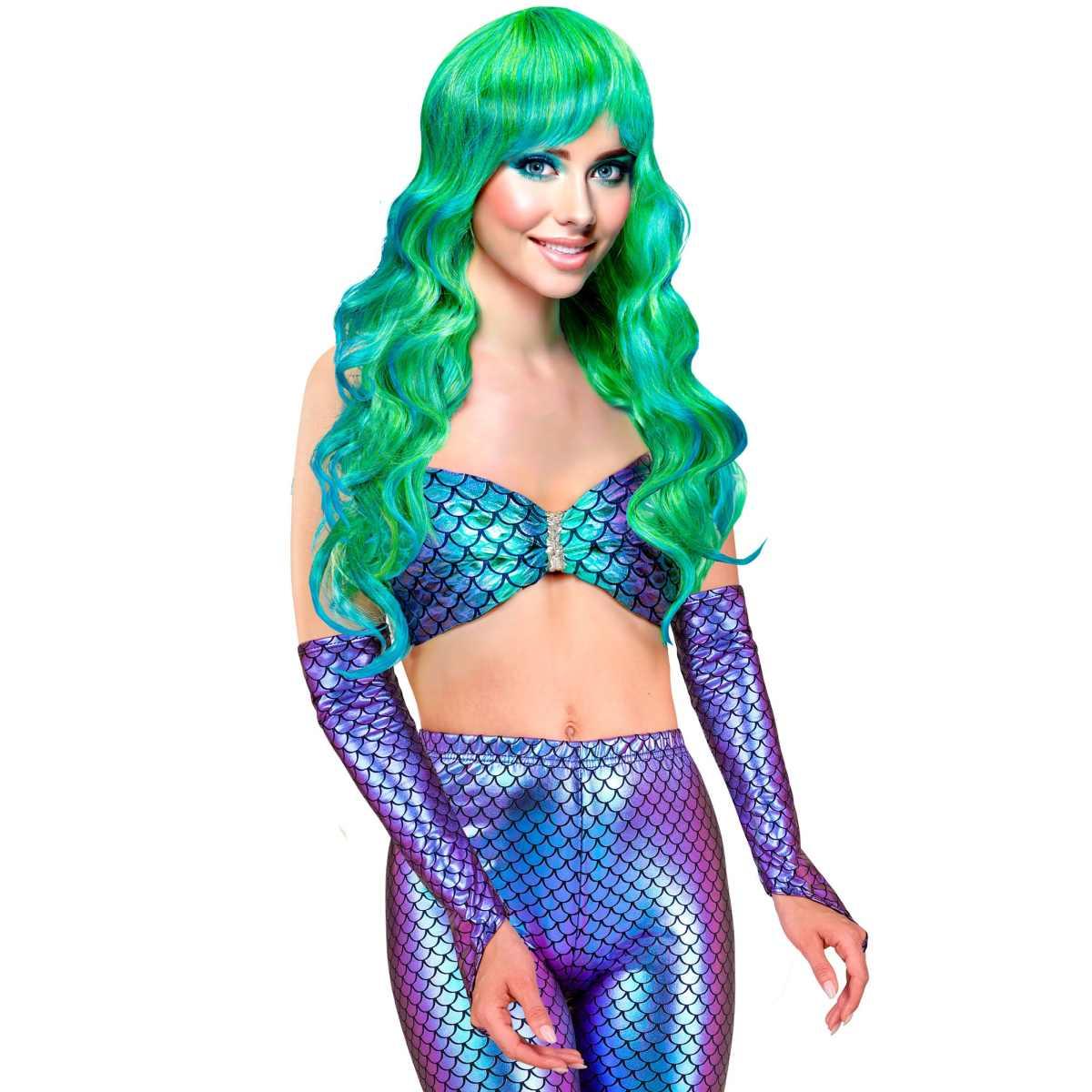 Guanti Sirena Lunghi con Infradito |Widmann