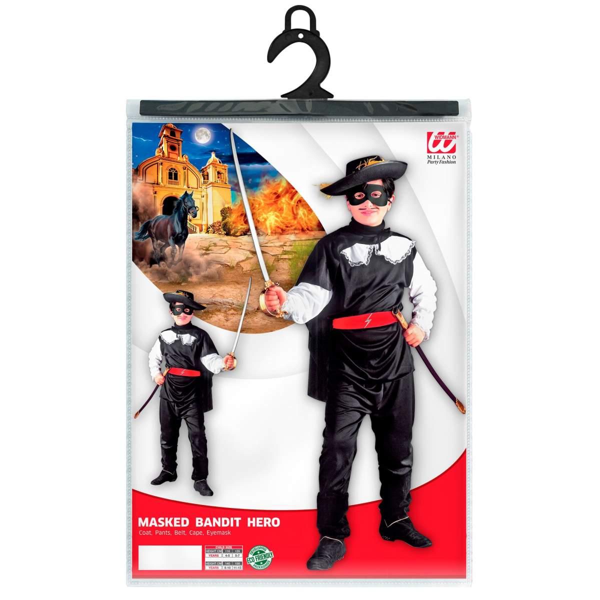 Costume Zorro Nero |Widmann