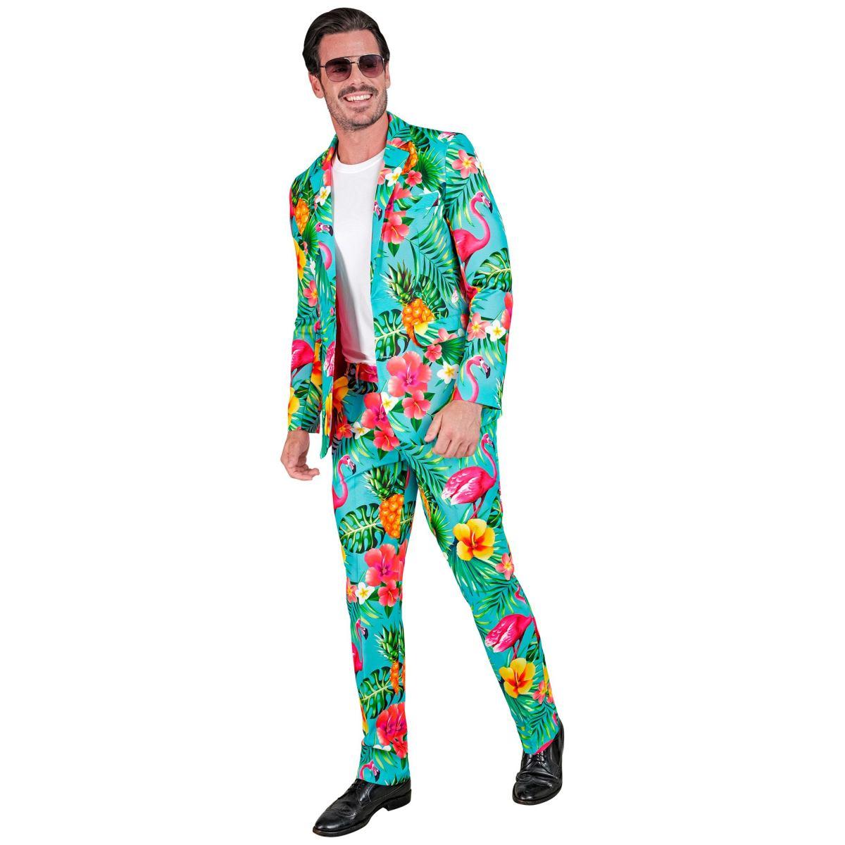 Costume Completo Summer Party HawaiI Azzurro |Widmann