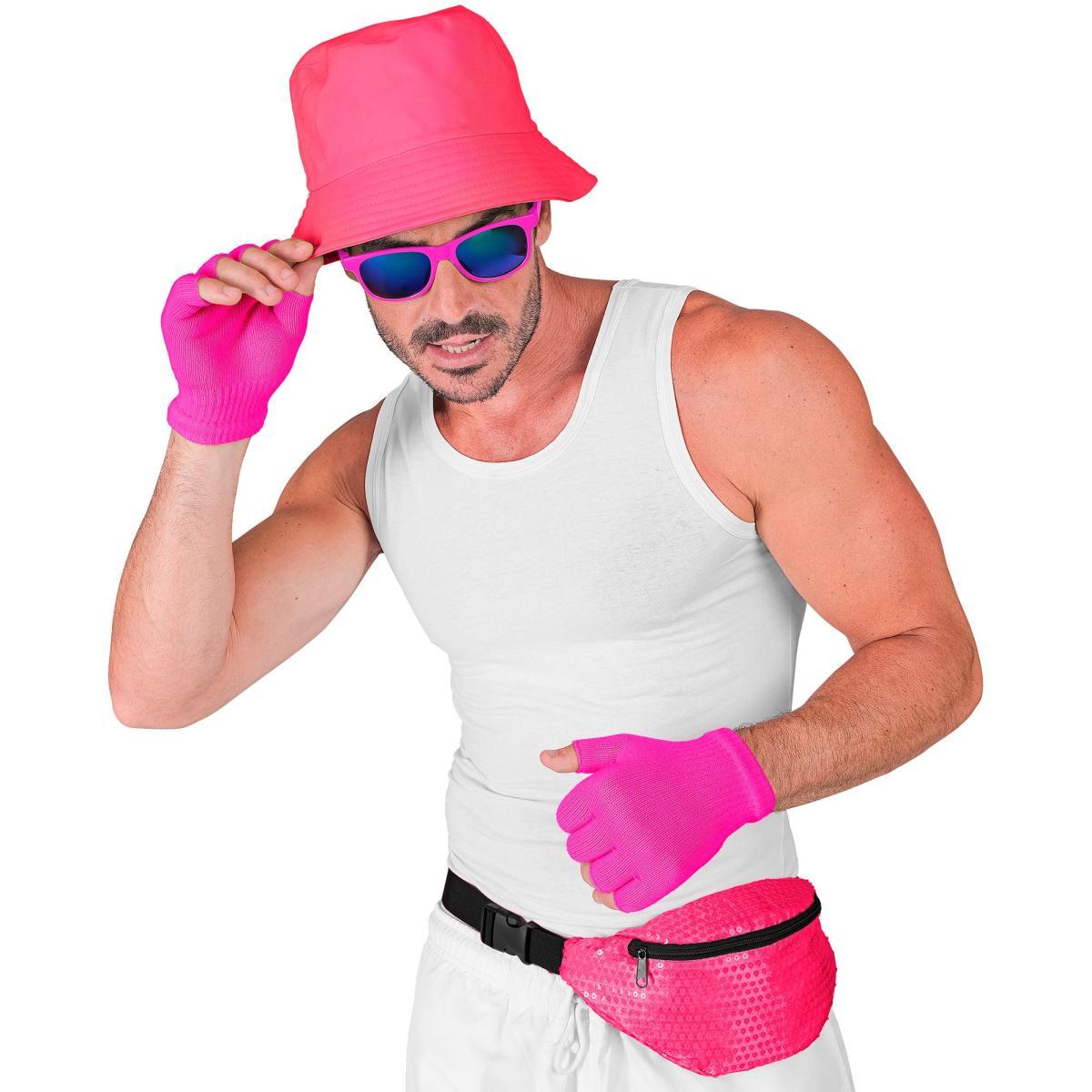 Borsa Marsupio Paillettes Rosa Fluo |Widmann