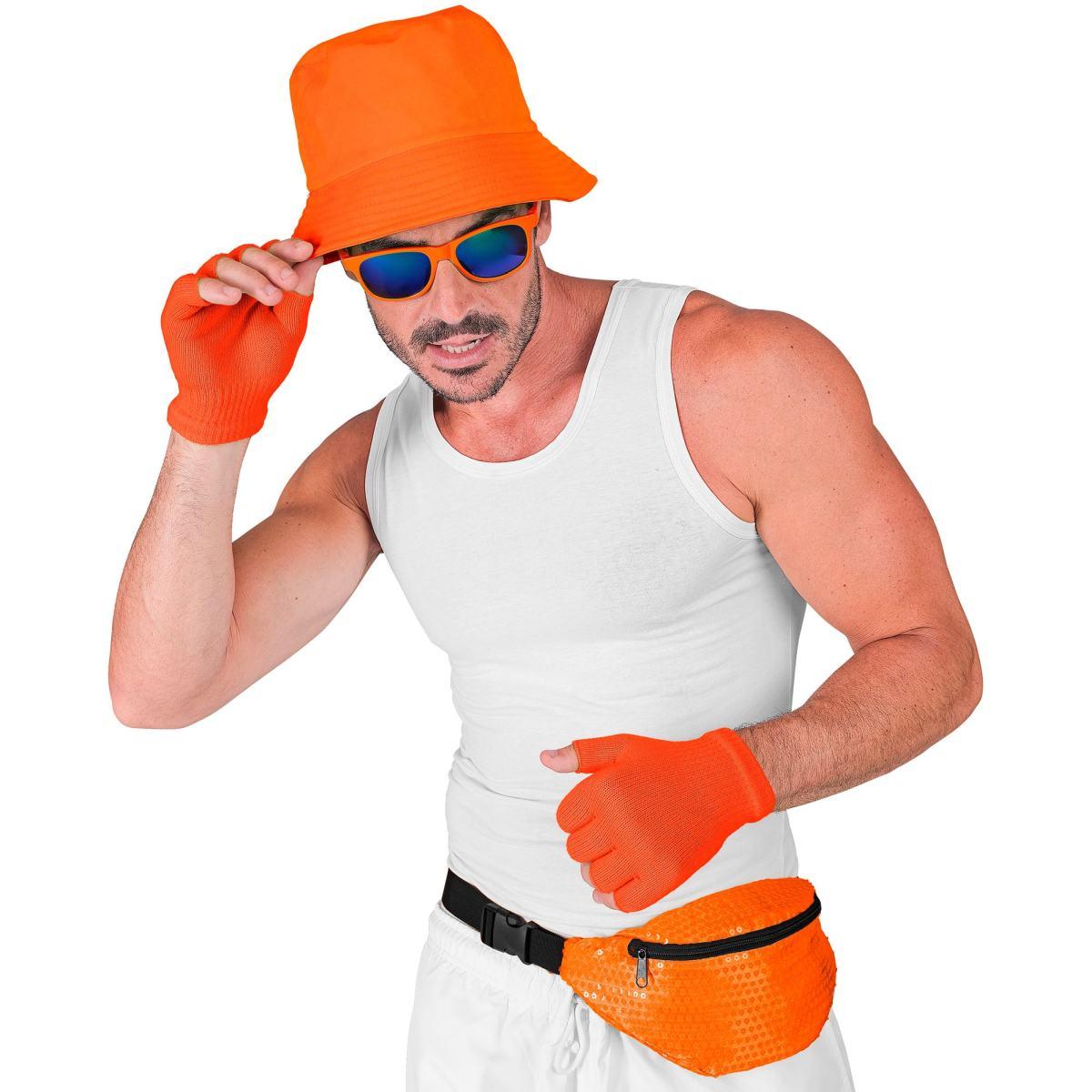 Borsa Marsupio Paillettes Arancione Fluo |Widmann