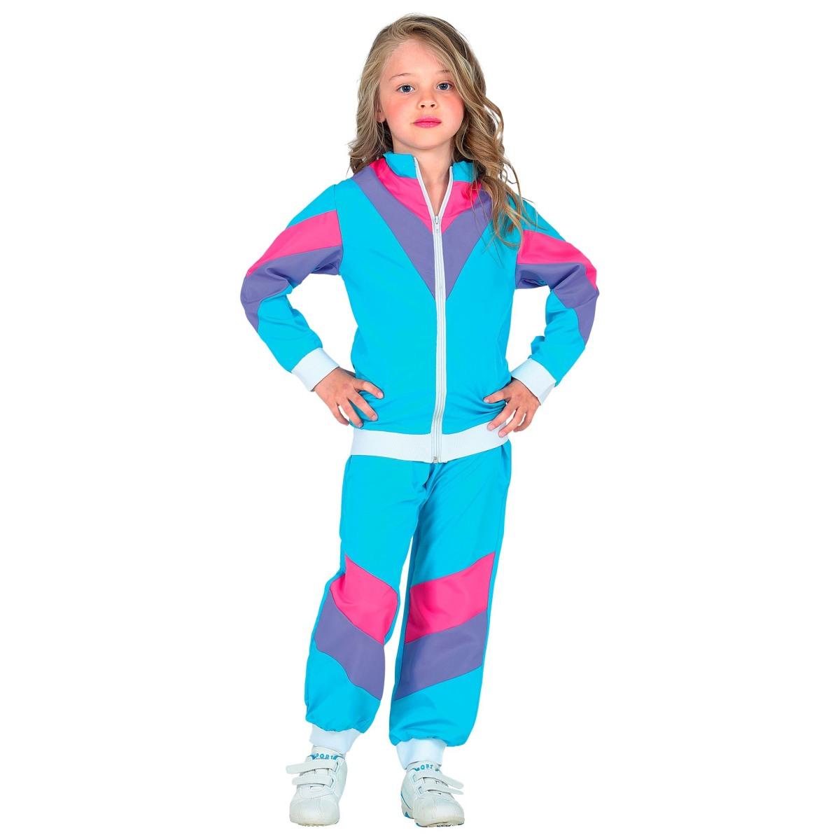 Costume Tuta Anni '70/'80 Dance Azzurra |Widmann