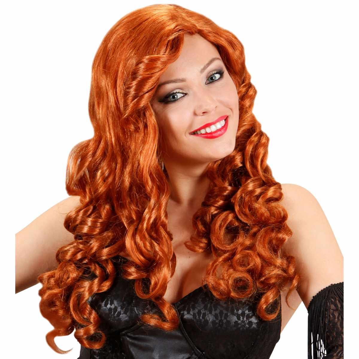 Parrucca Jessica Mossa Rossa Lunga |Widmann