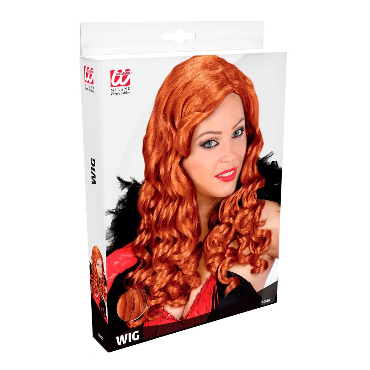 Parrucca Jessica Mossa Rossa Lunga |Widmann