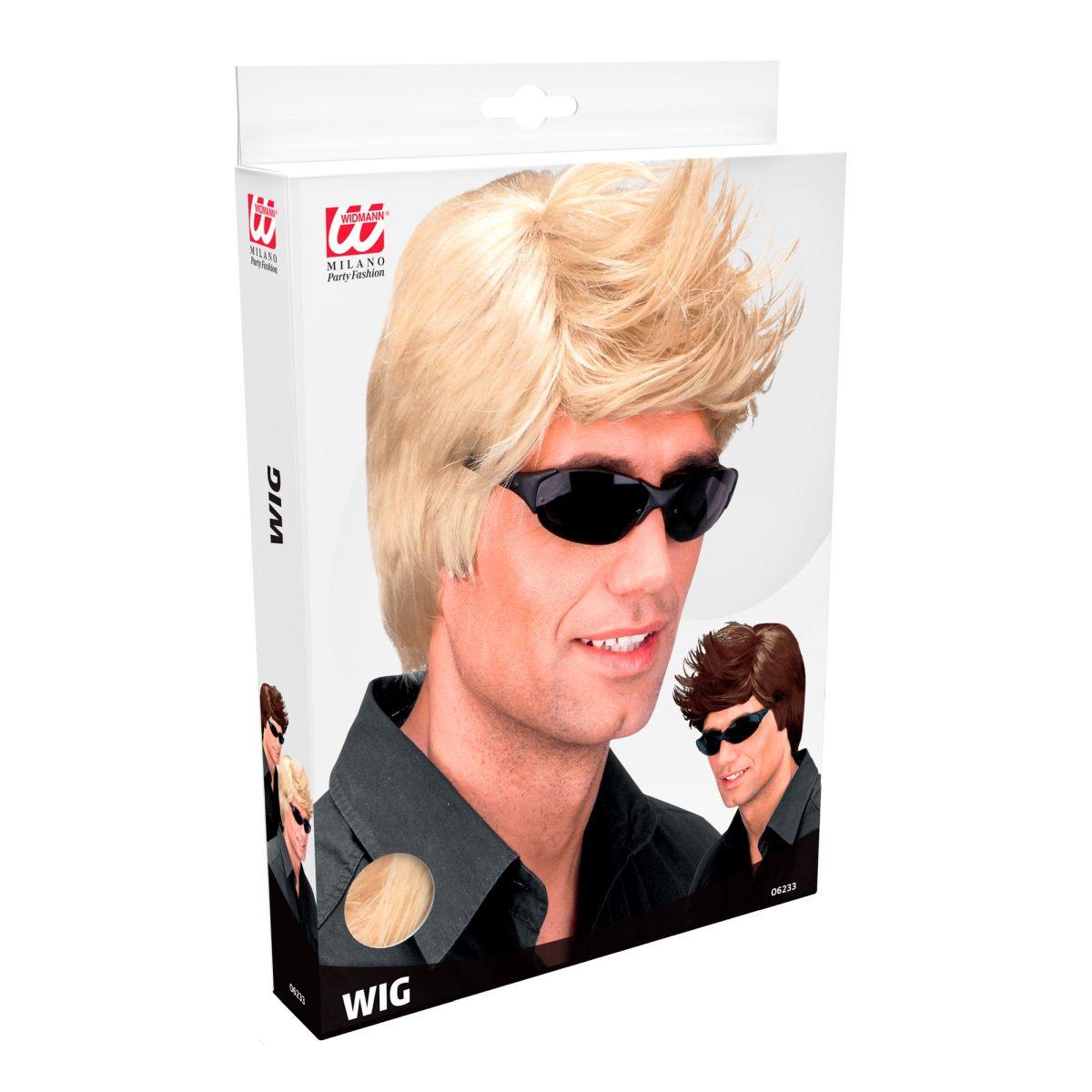 Parrucca Con Ciuffo Assortita 2 Colori |Widmann