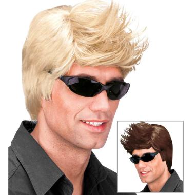 Parrucca Con Ciuffo Assortita 2 Colori |Widmann