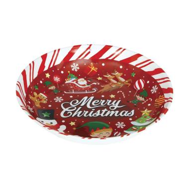 Ciotola Natale PVC cm.Ã˜32 Con Scritta | Guirca
