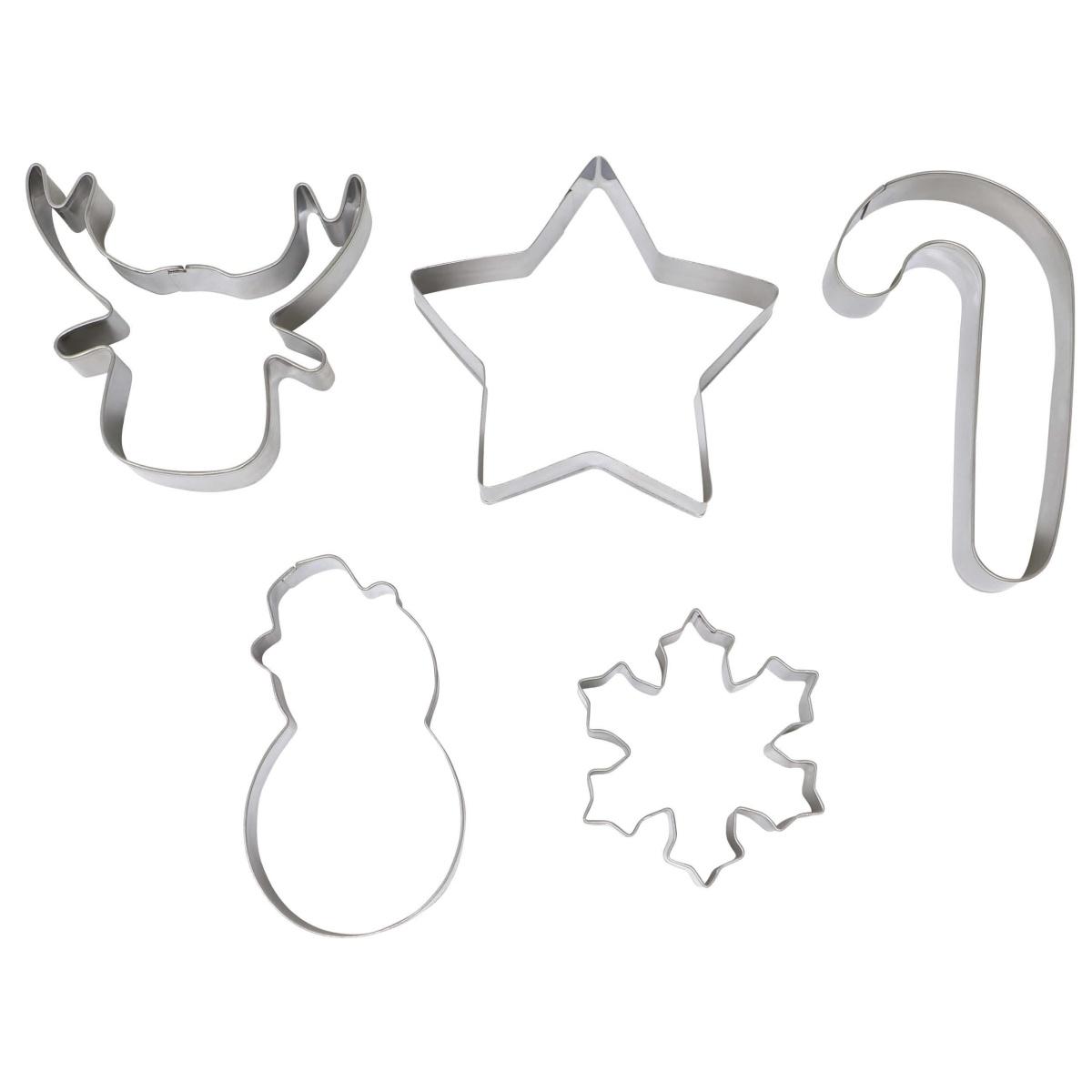 Formine Tagliabiscotti Natalizie Metallo Set pz.5 | Guirca