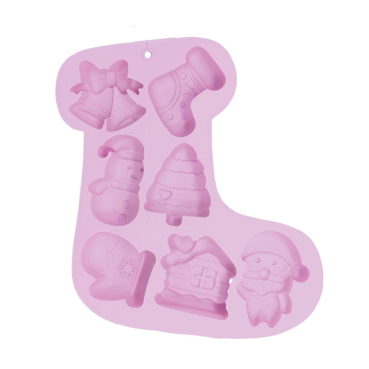Stampo Silicone Natale Biscotti Set pz.7 | Guirca