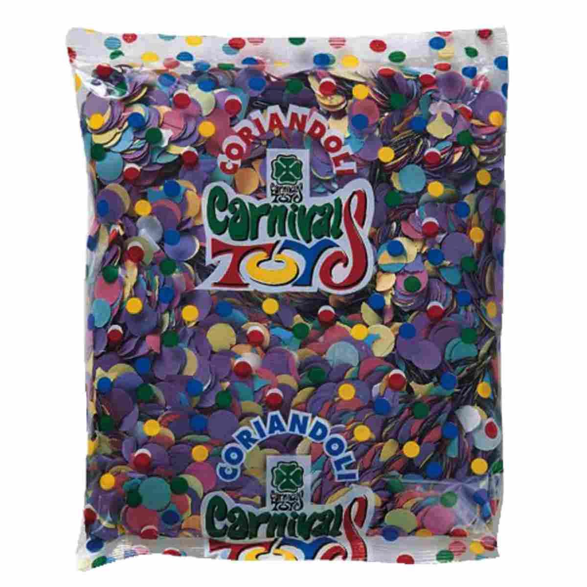 Carnival Toys Coriandoli Multicolor Maxi Busta gr.500 Certificati  8004761045135 8004761045135