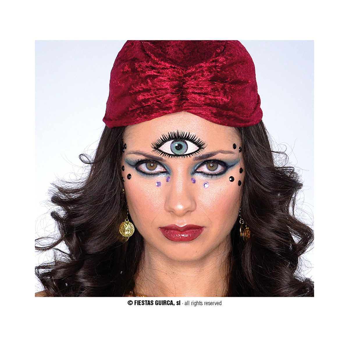 Trucco Decorazioni Adesive Viso Cartomante | Guirca