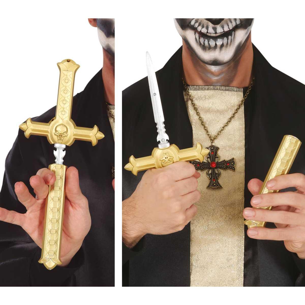 Croce con Pugnale PVC cm.26 | Guirca