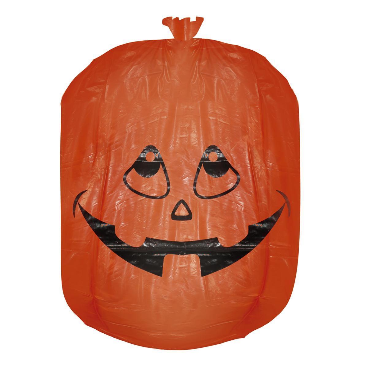 Sacchi Halloween Arancioni con Zucche Assortiti Set pz.3 | Guirca