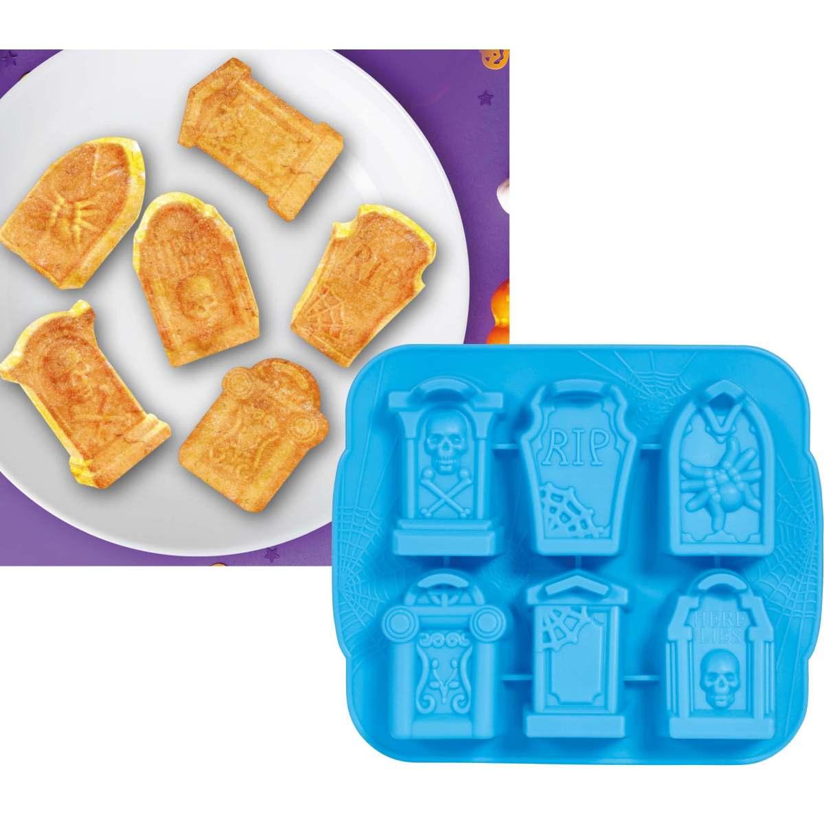 Stampo Silicone Halloween Biscotti con Bare Set pz.6 | Guirca