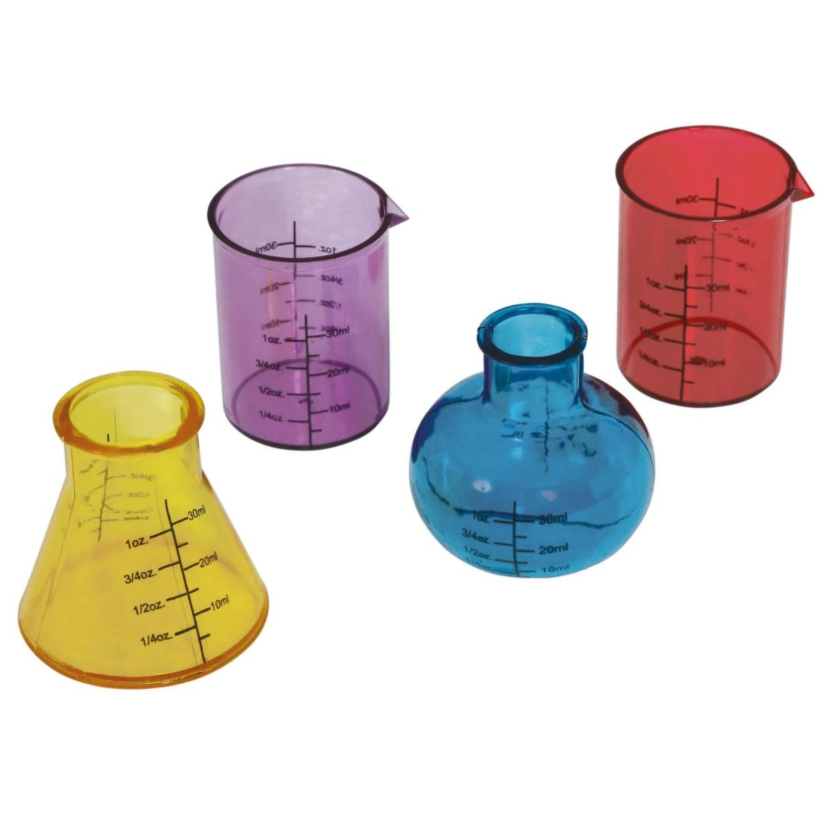 Bicchiere Set Halloween PVC da Laboratorio Set pz.4 | Guirca