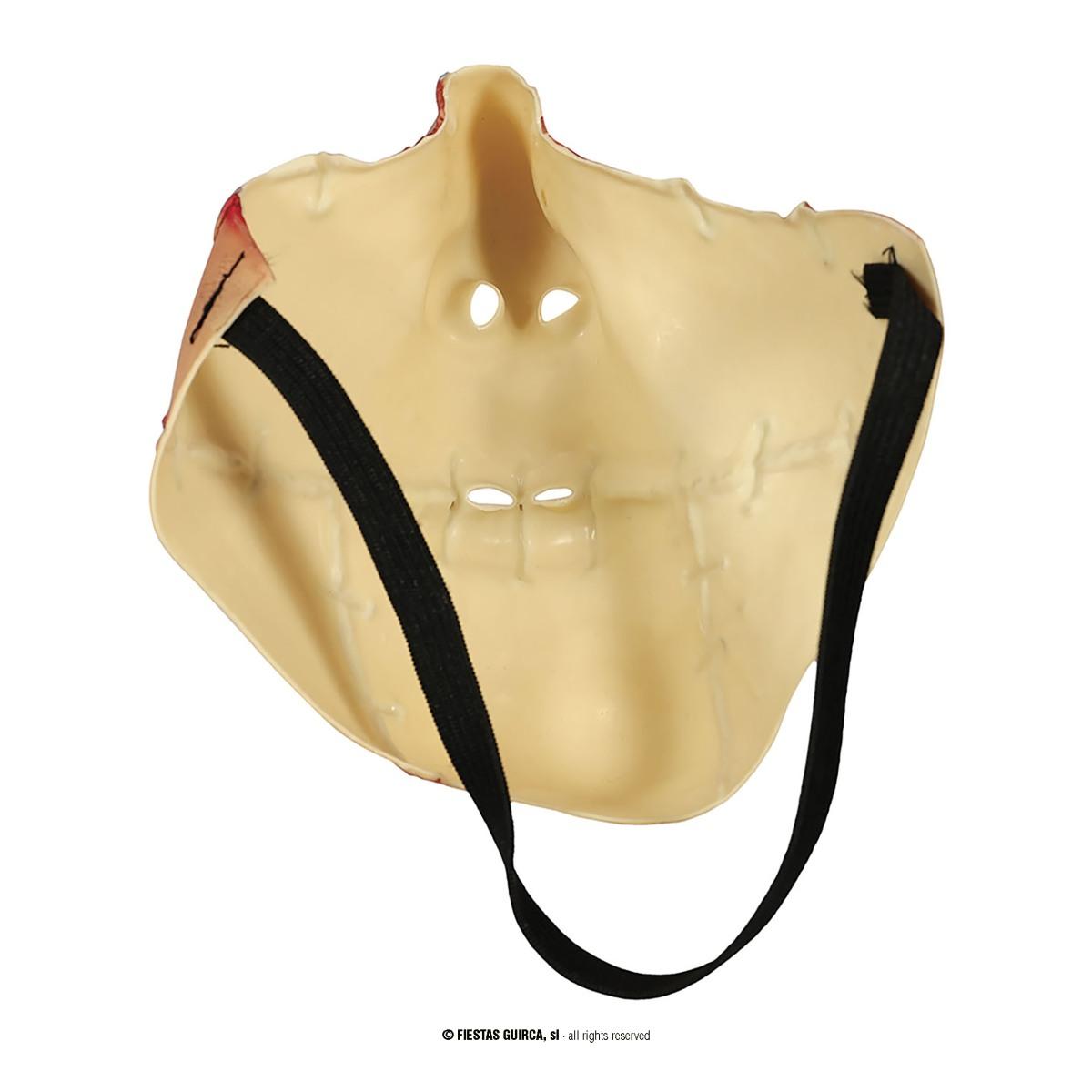 Maschera Viso Horror Lattice Bocca Cucita | Guirca