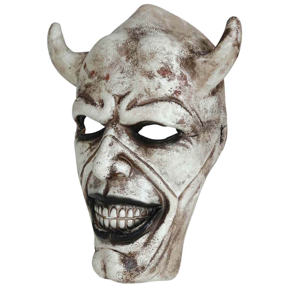 Maschera Viso Horror Lattice Demone Bianco | Guirca