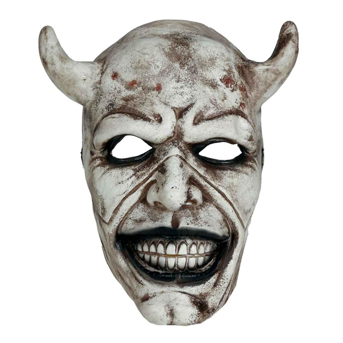 Maschera Viso Horror Lattice Demone Bianco | Guirca