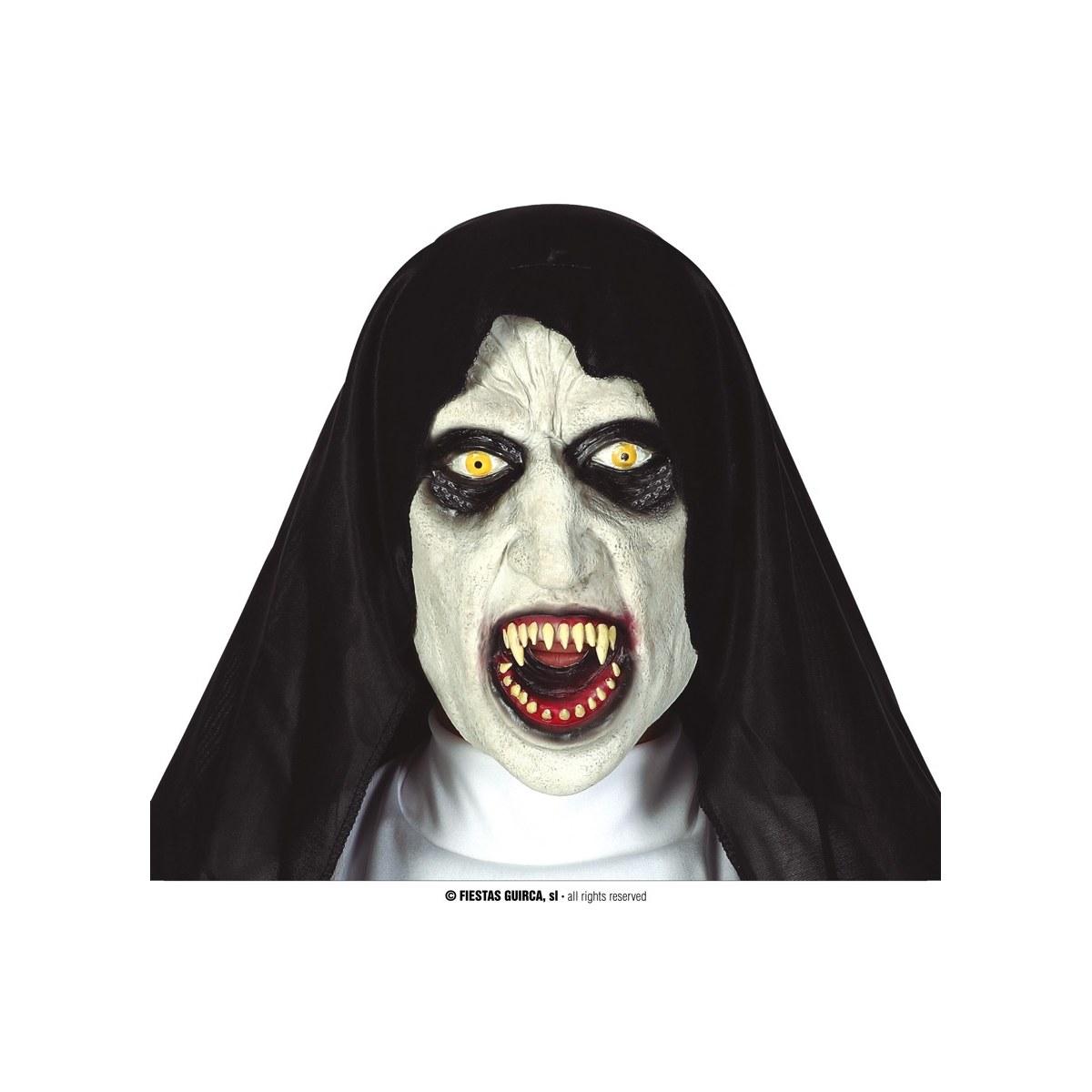 Maschera Viso Horror Lattice Suora con Cappuccio | Guirca