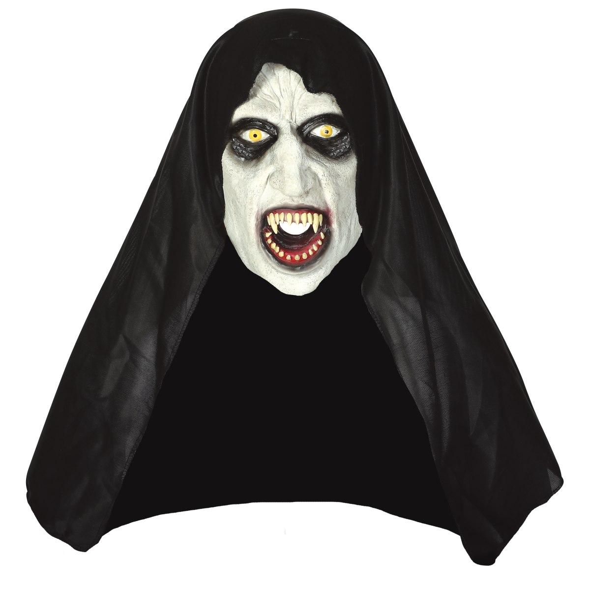 Maschera Viso Horror Lattice Suora con Cappuccio | Guirca