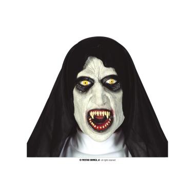 Maschera Viso Horror Lattice Suora con Cappuccio | Guirca