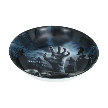Ciotola Halloween PVC Cimitero cm.Ã˜32 | Guirca
