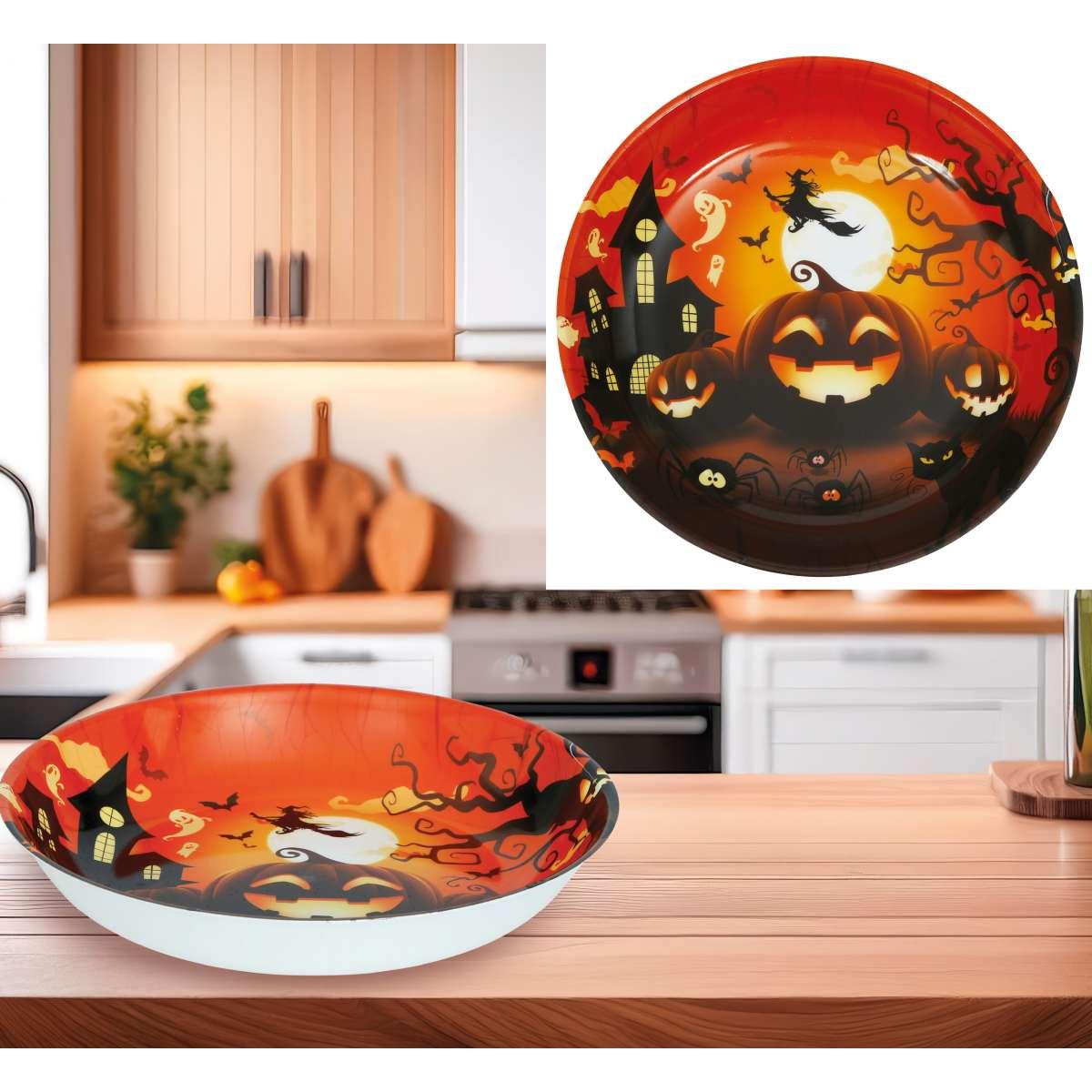 Ciotola Halloween PVC Zucche cm.Ã˜32 | Guirca