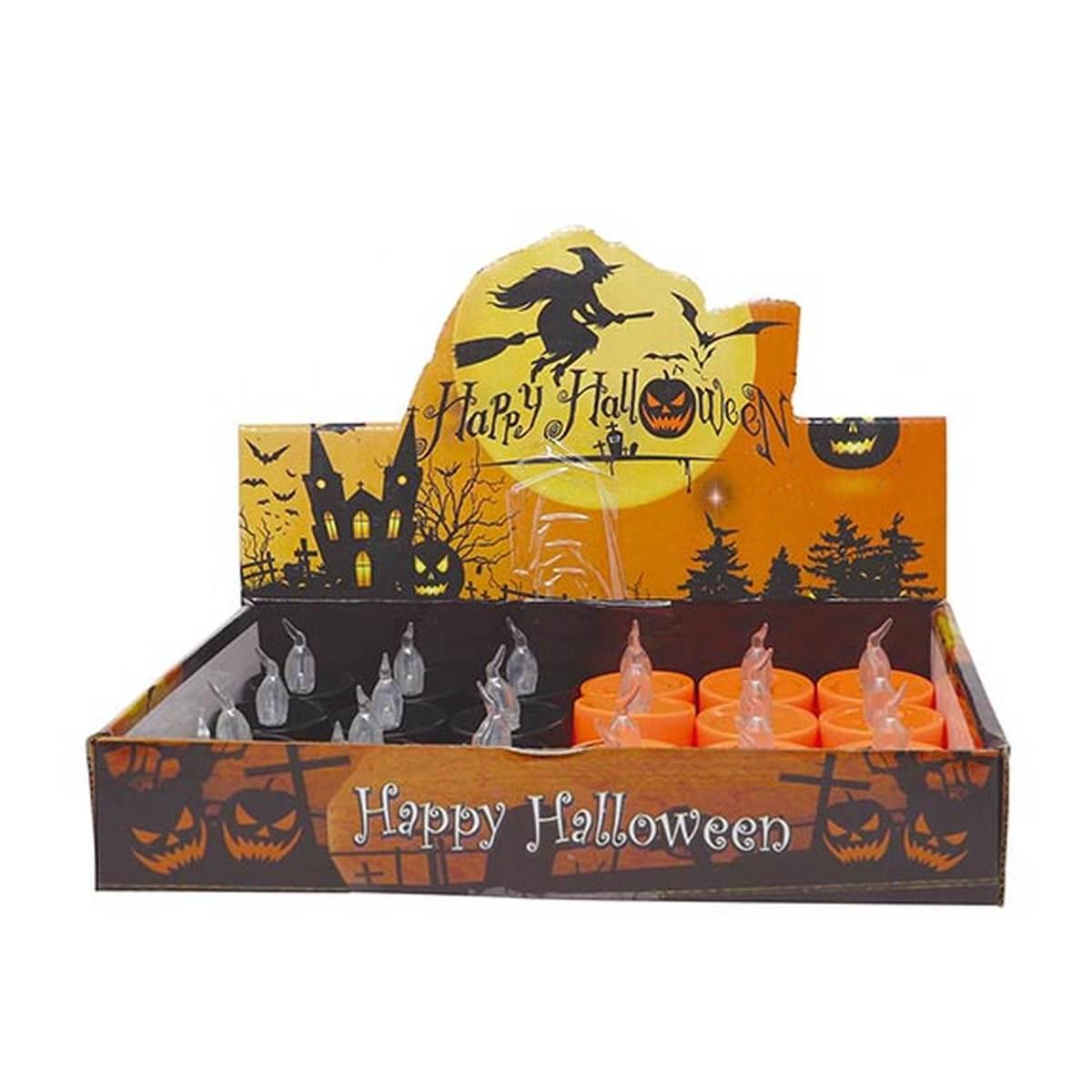 Candela Halloween con Luce Led cm.4,5 | Guirca