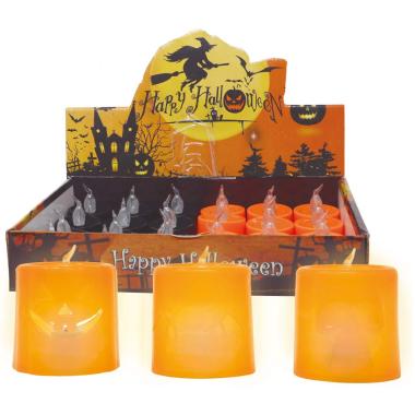 Candela Halloween con Luce Led cm.4,5 | Guirca