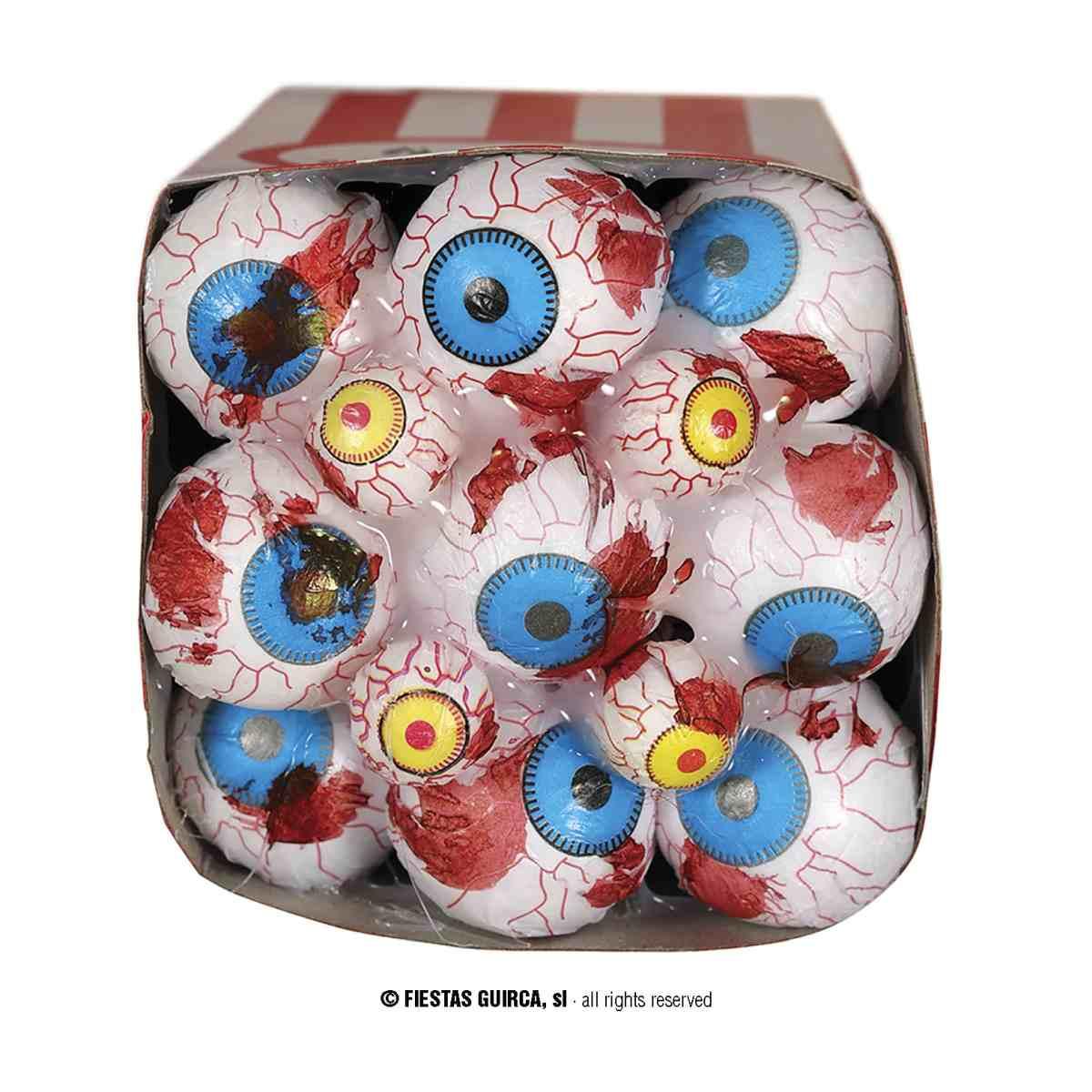 Decorazione Scatola Pop Corn con Occhi Insanguinati 9x8x16 | Guirca