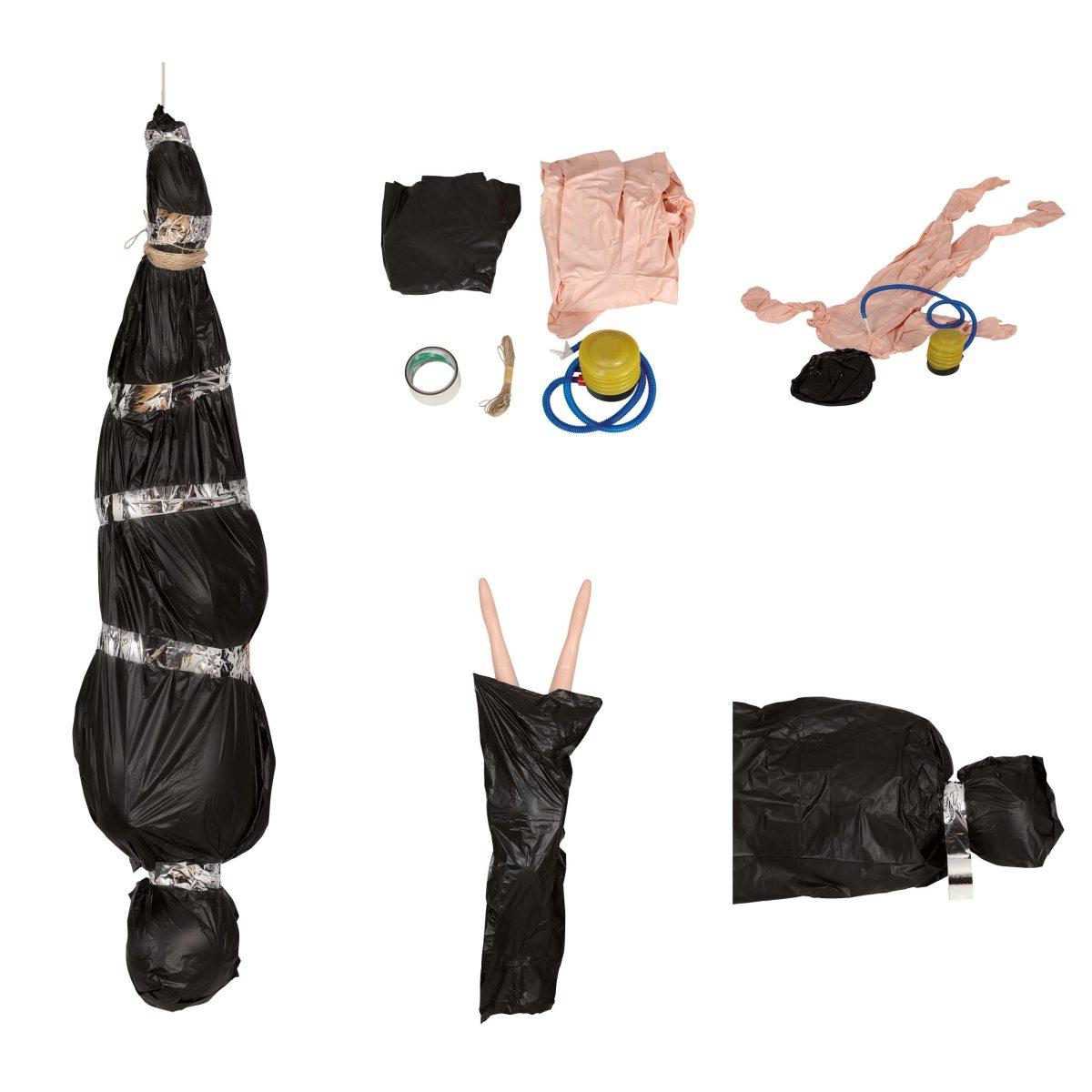 Cadavere Gonfiabile in Sacco da Appendere cm.178 | Guirca