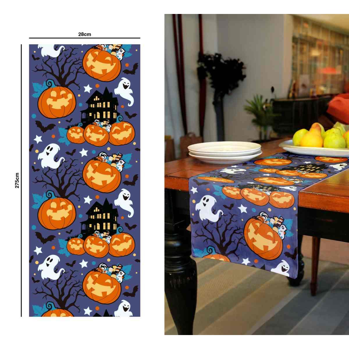 Runner Halloween Zucche Colorate cm.28x275 | Guirca