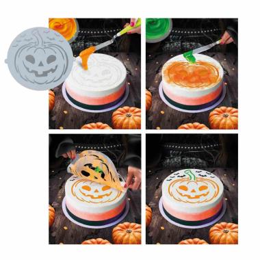 Stencil Halloween per Torte con Zucca cm.25 | Guirca