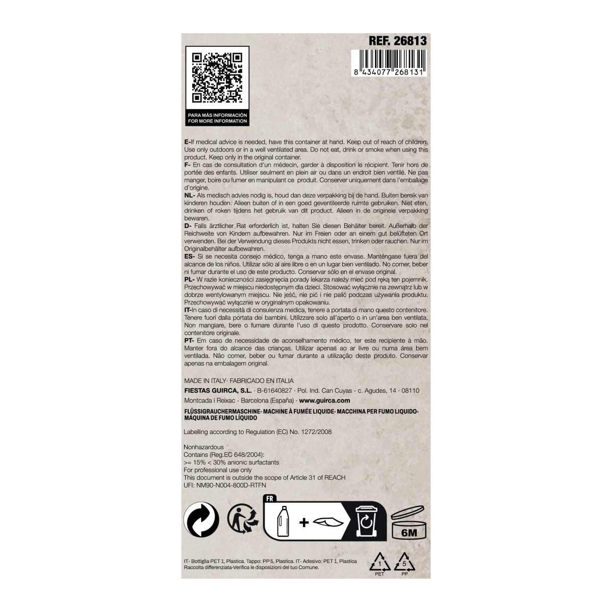 Liquido per Macchina Fumo Lt.1 | Guirca