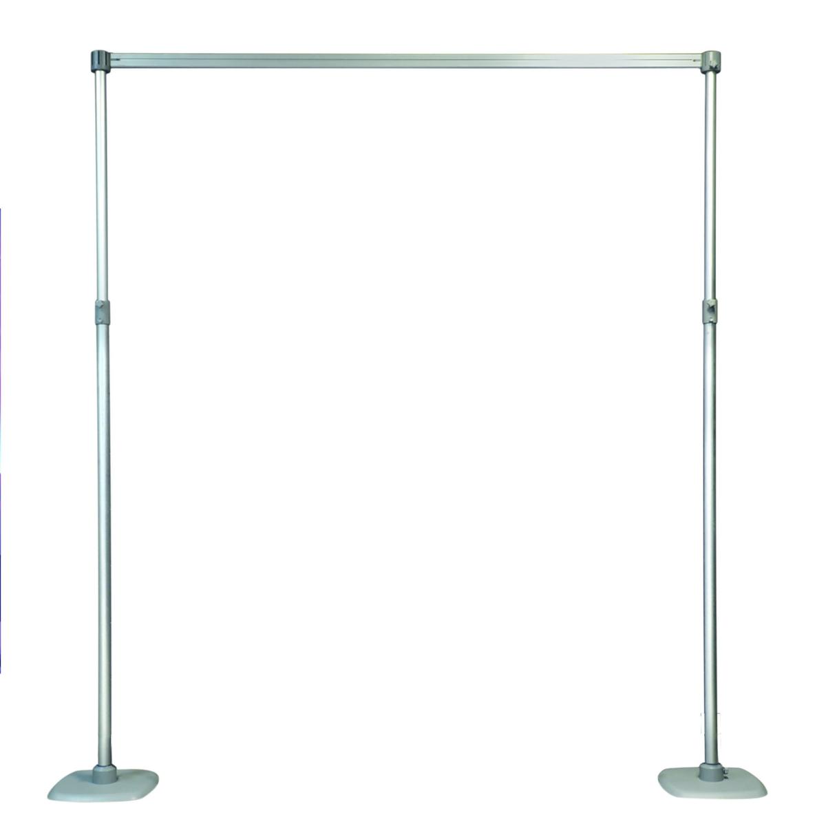 Tubi con Base in Metallo Portatenda Set pz.5 |Espa