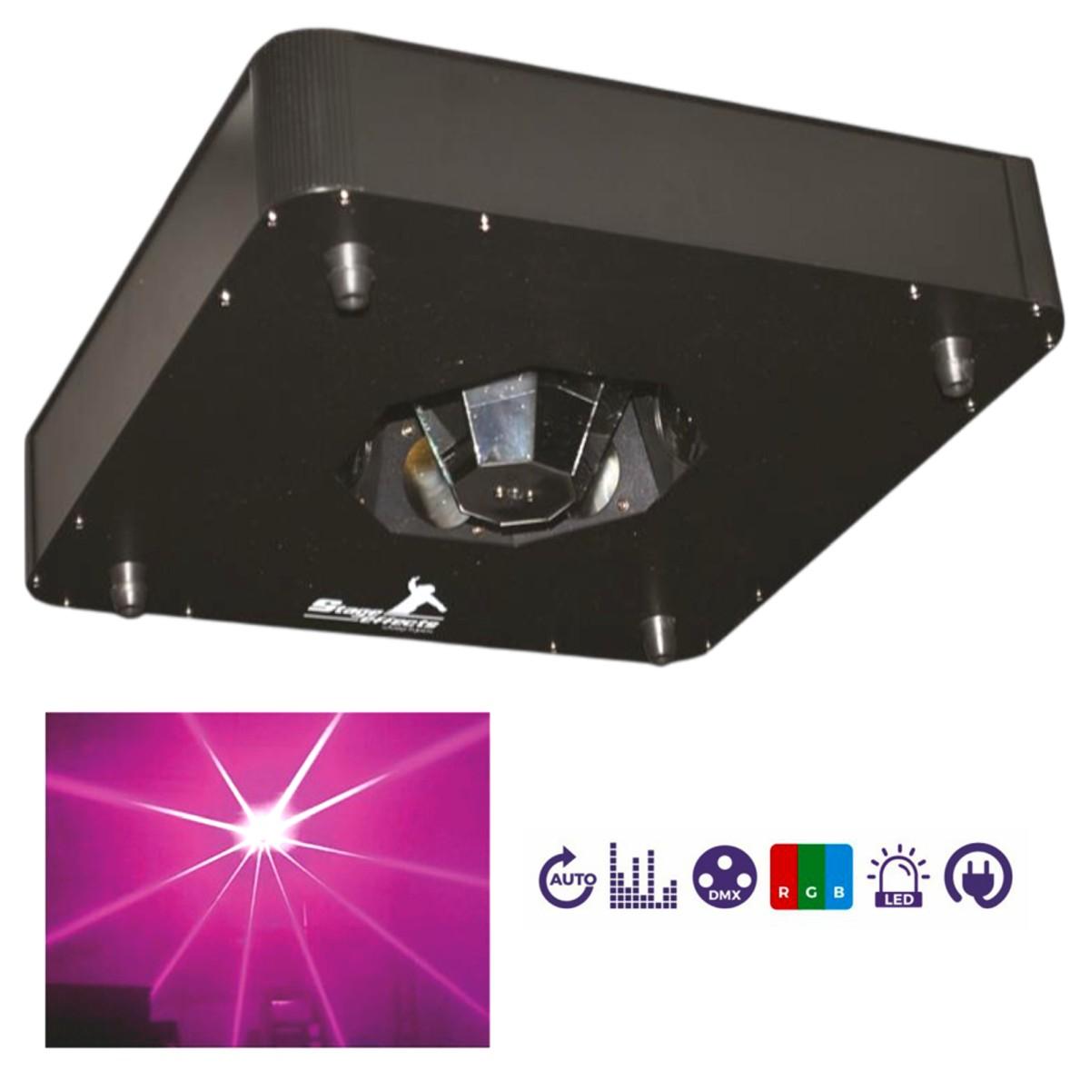 Luce Mobile Scanner LED RGBW DMx 10W per Animazione | Espa
