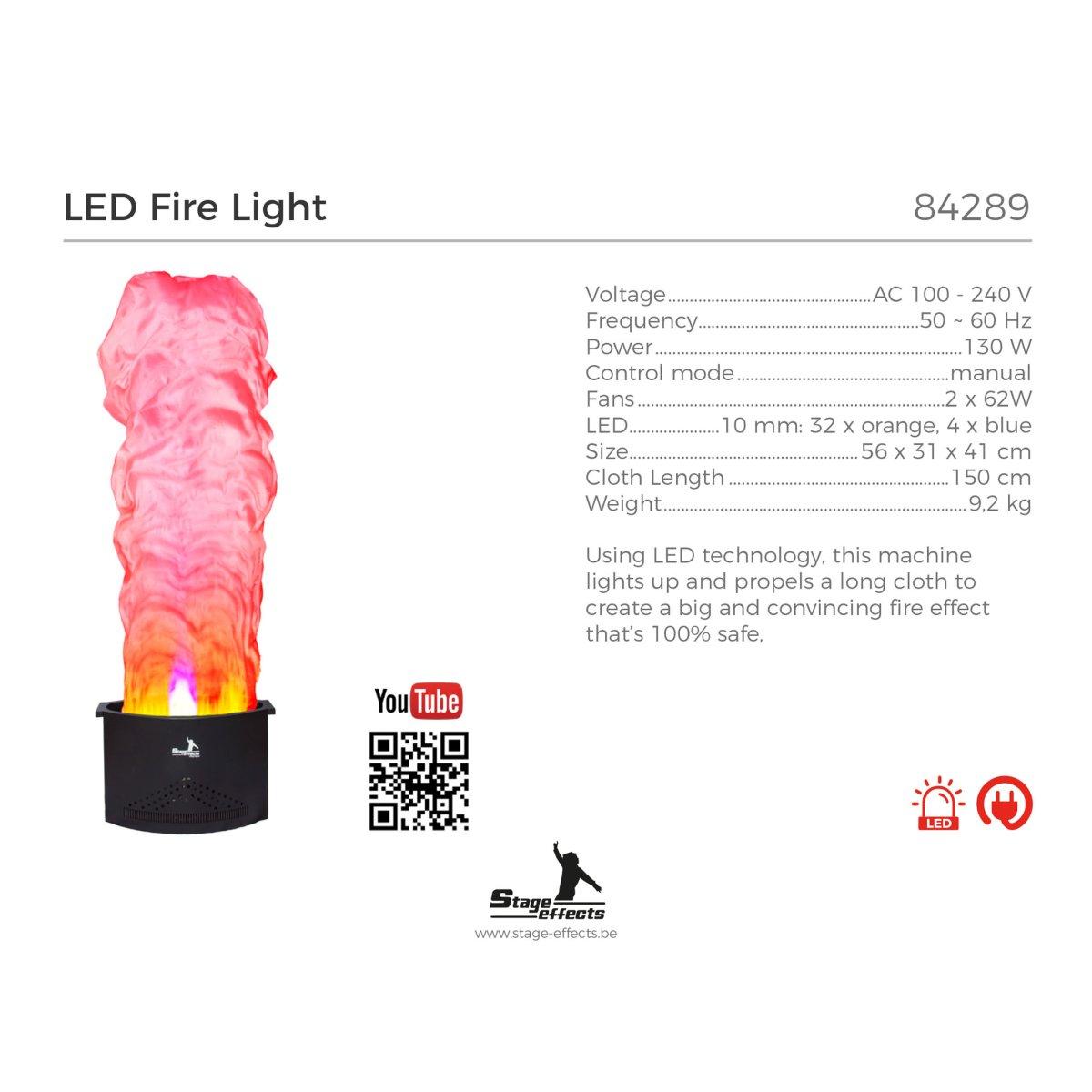 Lampada Scenografica Led Effetto Fiamma Fuoco cm.h150 | Espa