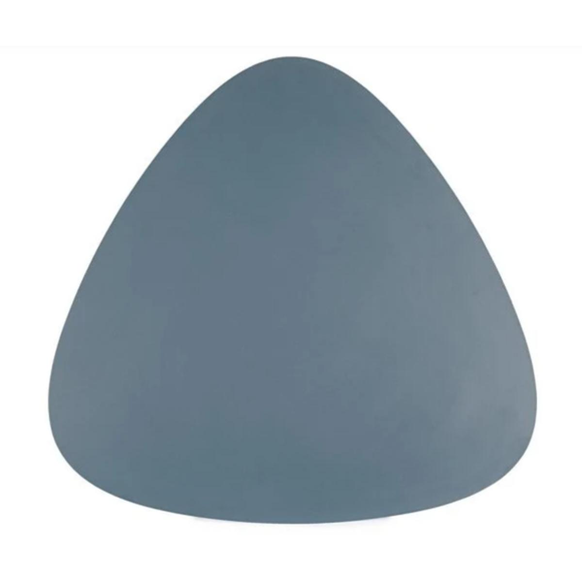 Tavolo Metallo Yvonne Sagomato Ottanio cm.77x73x35 |_774