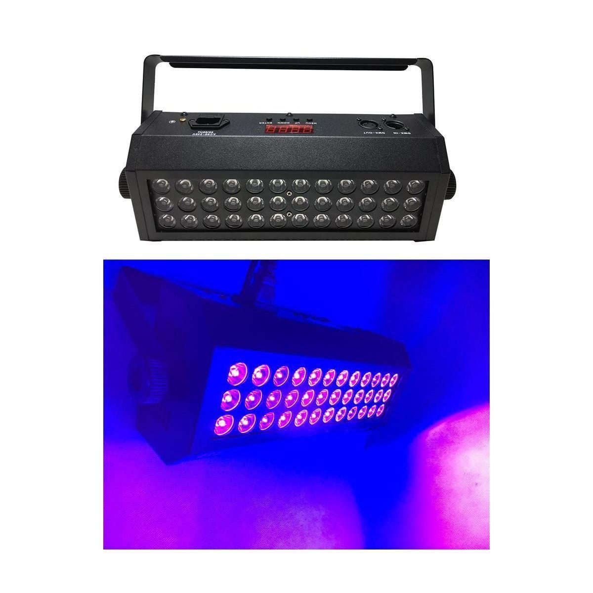 ampada UV LED Professionale 36x3W DMX