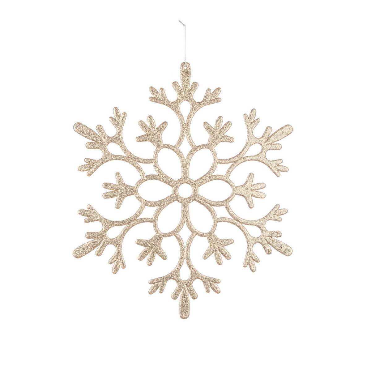 Decorazione Natalizia Fiocco Neve Oro cm.Ã˜40 |Bizzotto_485