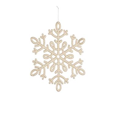 Decorazione Natalizia Fiocco Neve Oro cm.Ã˜30 |Bizzotto_454