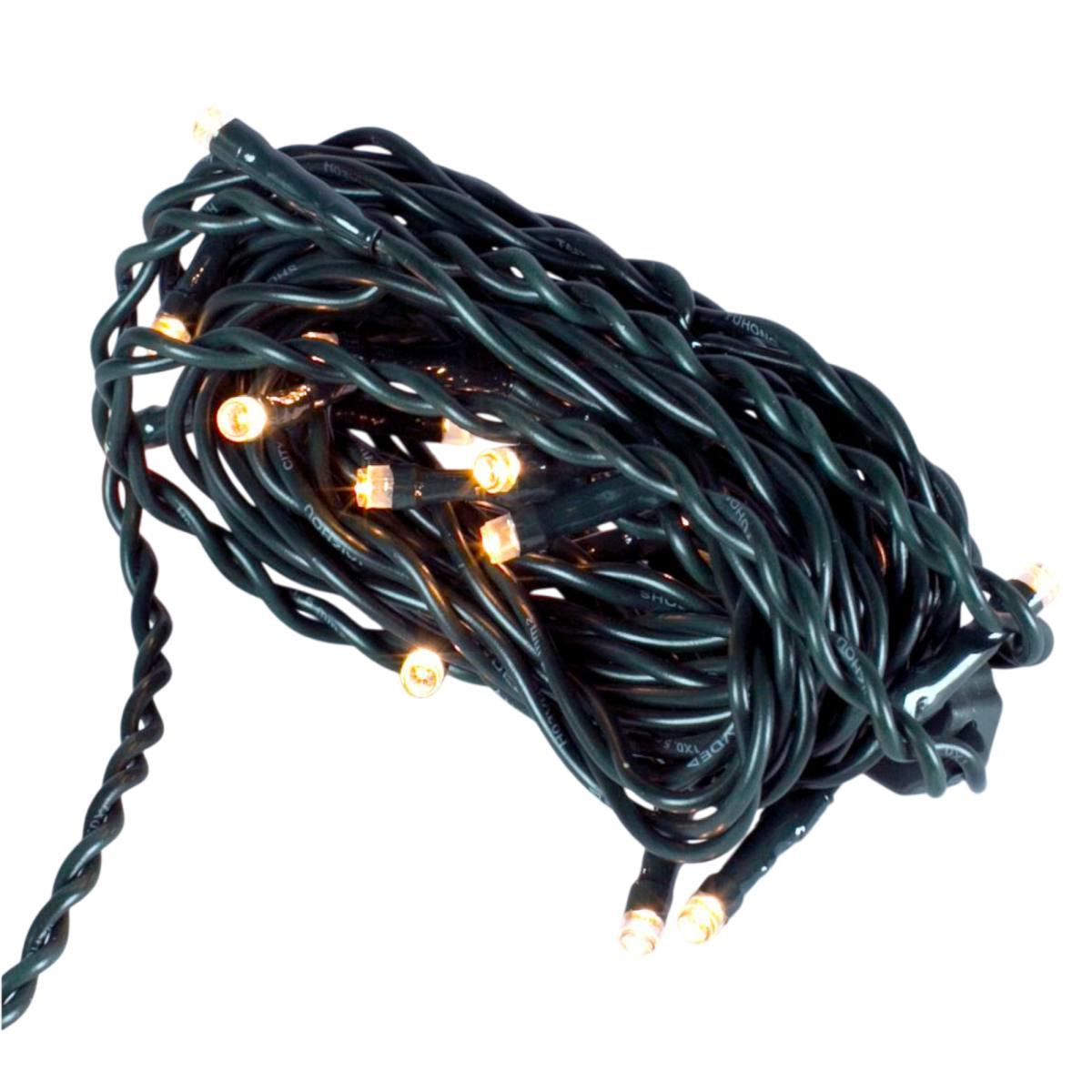 Luci Natale Led 20 Bianco Caldo 220V |Rossi Rosa