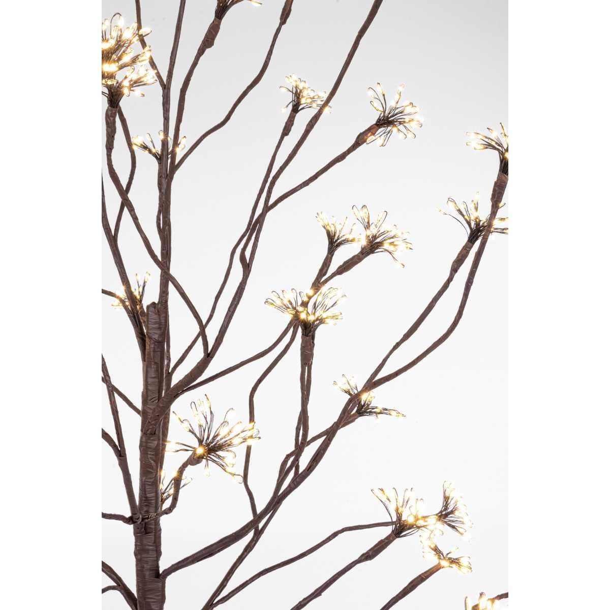 Albero Natale cm.90 Led 600 Bianco Caldo con Fiori |Bizzotto_851