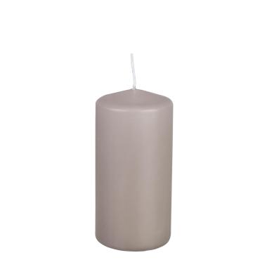 Candela cm.6x12 Cilindrica Grigio |Bizzotto_447